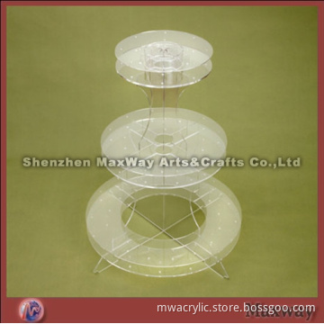 Acrylic 3 tier cake pop stand